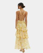 Isa | Elegancka maxi sukienka w kwiaty