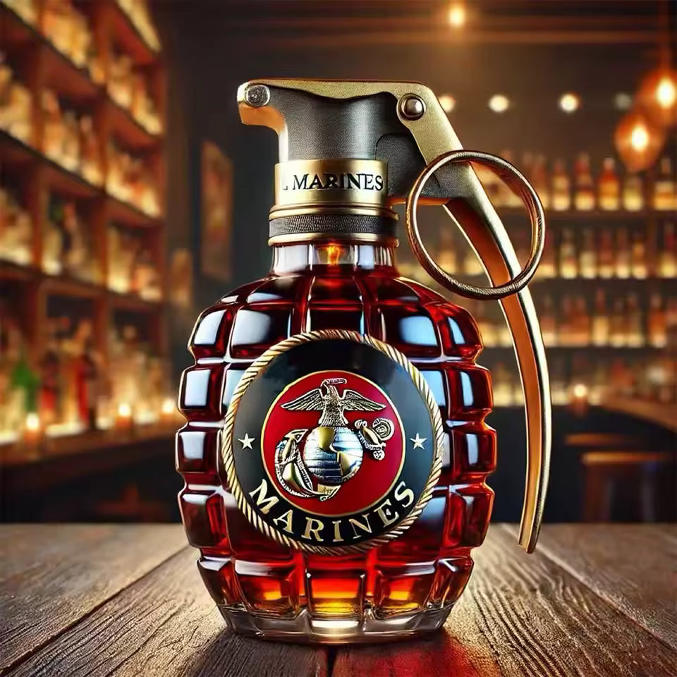 Butelka whisky - Edycja granatowa