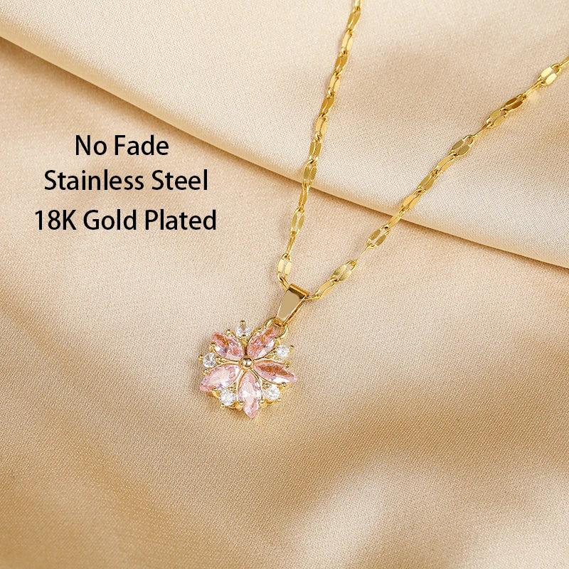 Kolekcja Sakura Rose Romantique ze Stali Nierdzewnej