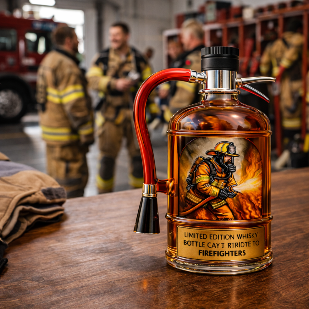 Butelka whisky - Wydanie strażaka