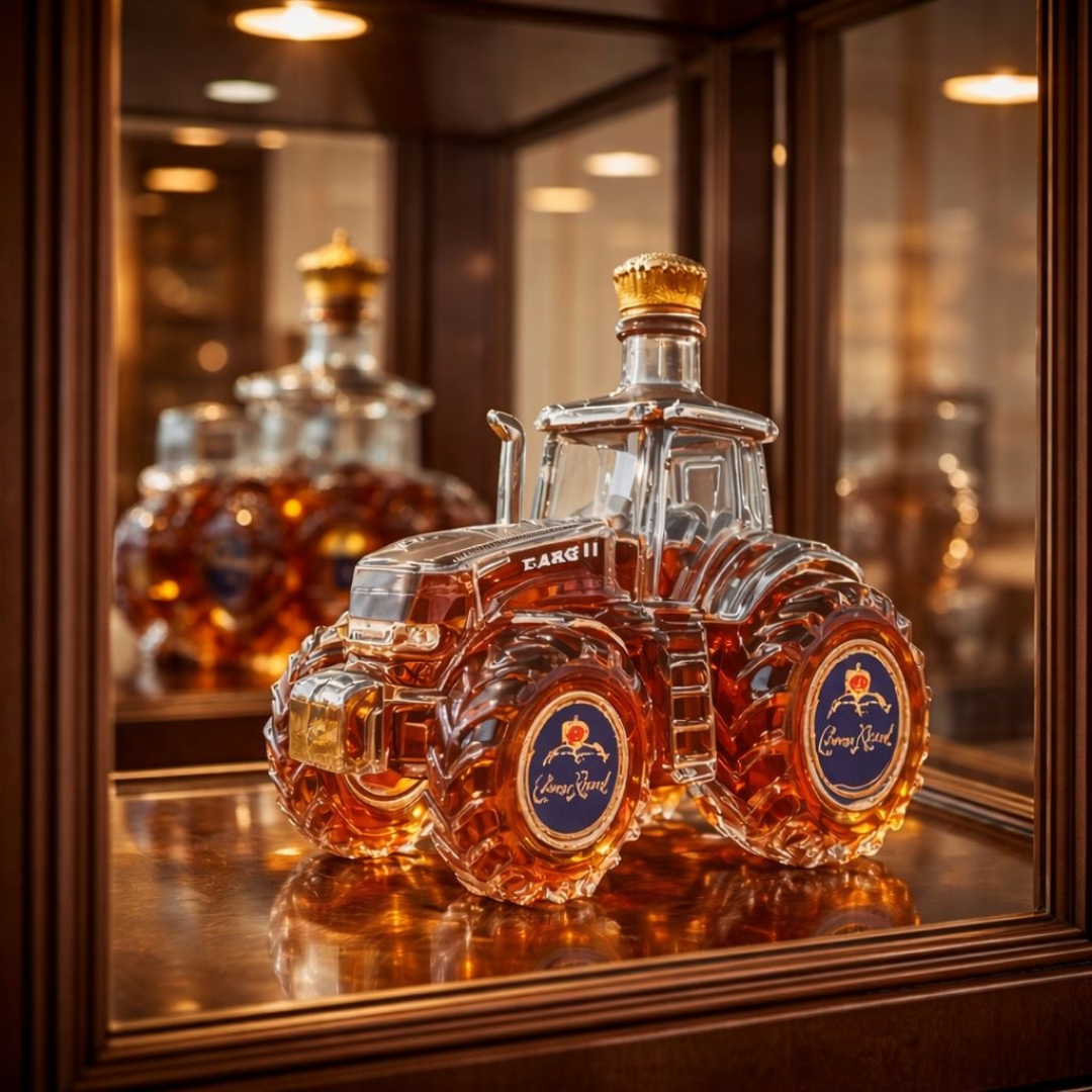Butelka whisky - Edycja specjalna Traktor