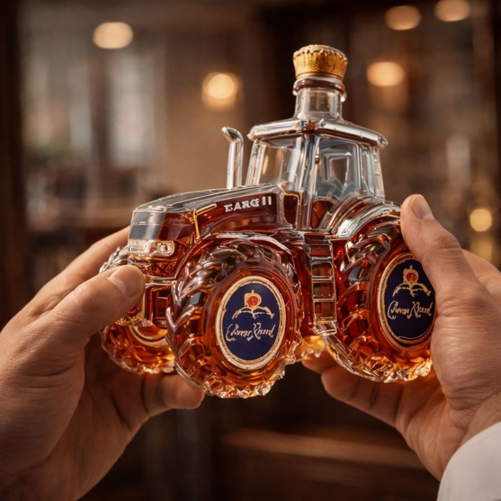 Butelka whisky - Edycja specjalna Traktor