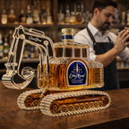 Butelka whisky - Wydanie z koparką