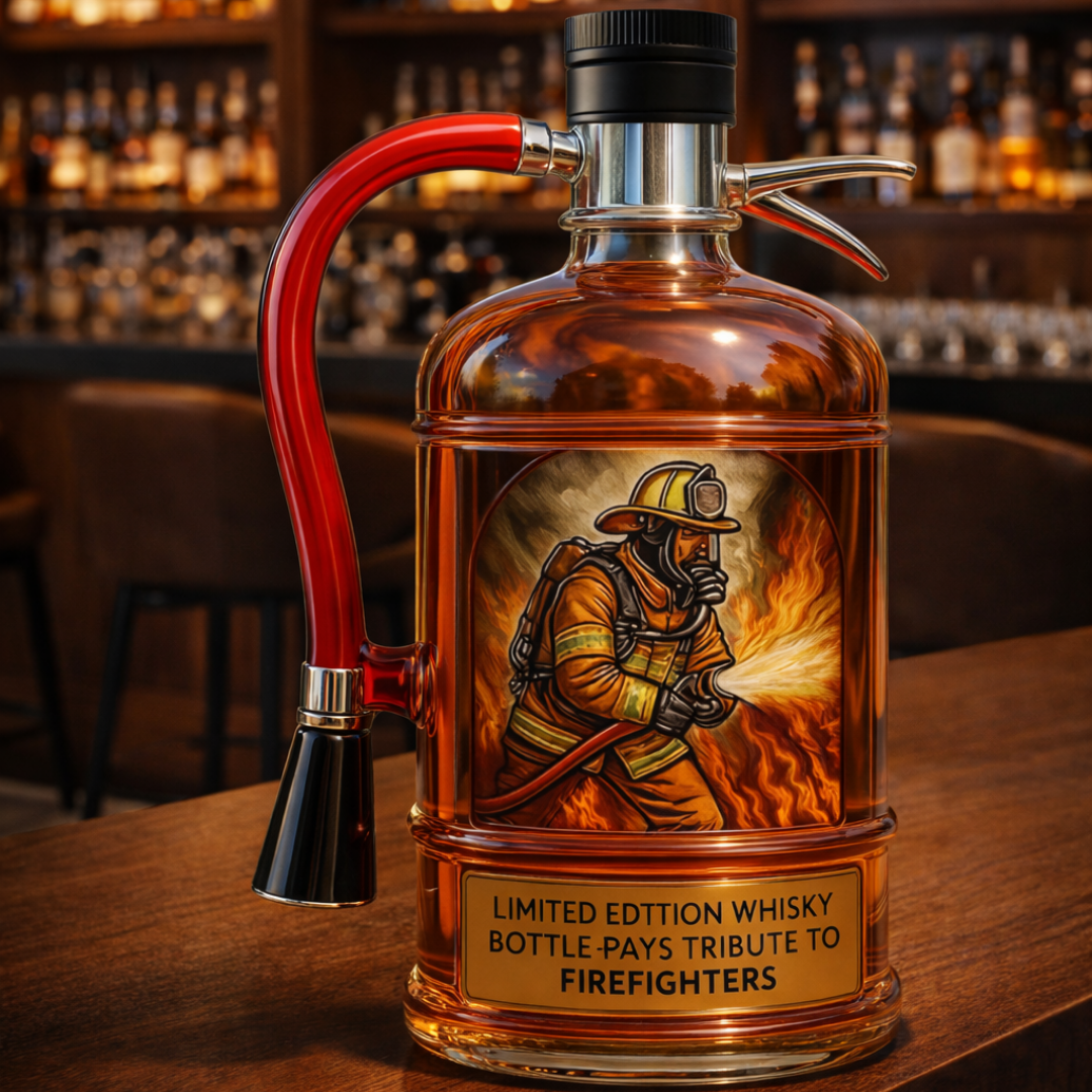 Butelka whisky - Wydanie strażaka