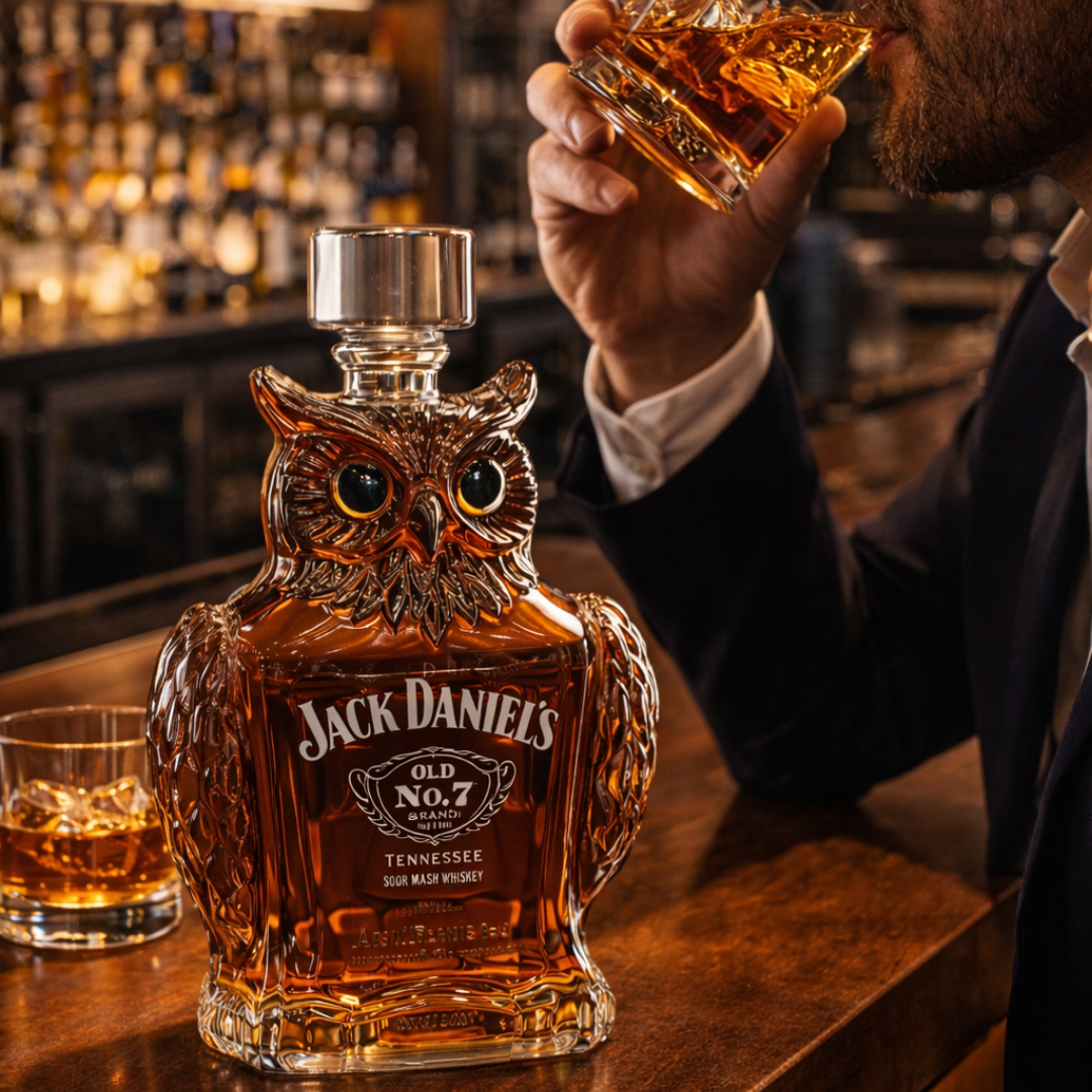 Butelka whisky w kształcie sowy - Edycja Sova