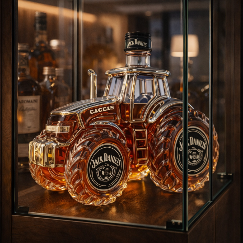 Butelka whisky - Edycja specjalna Traktor