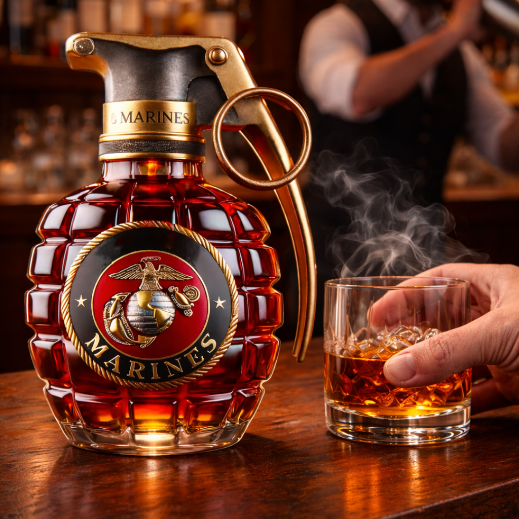 Butelka whisky - Edycja granatowa