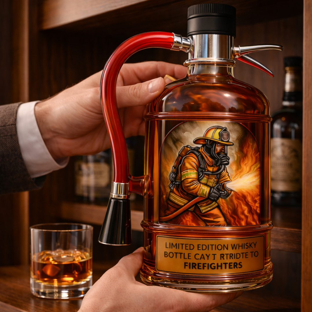 Butelka whisky - Wydanie strażaka