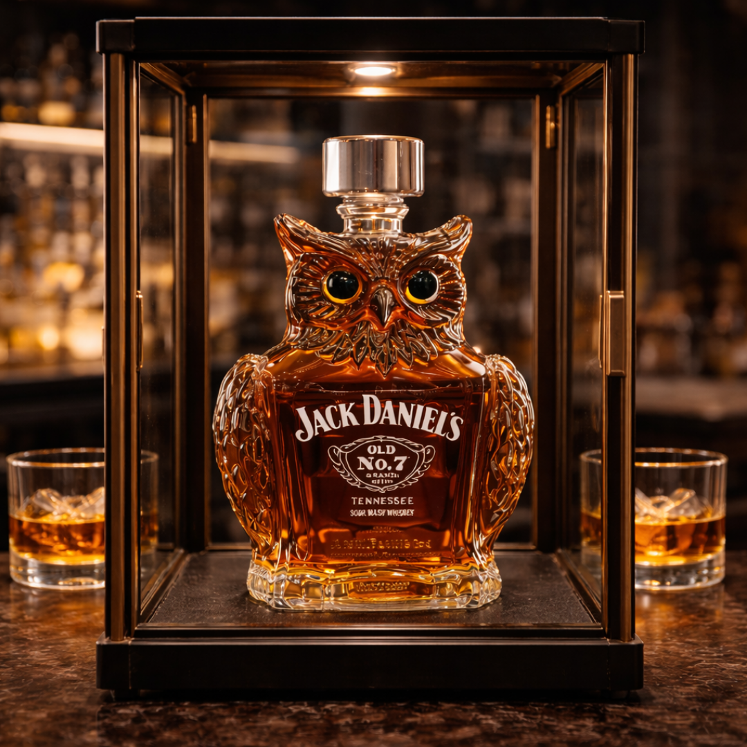 Butelka whisky w kształcie sowy - Edycja Sova
