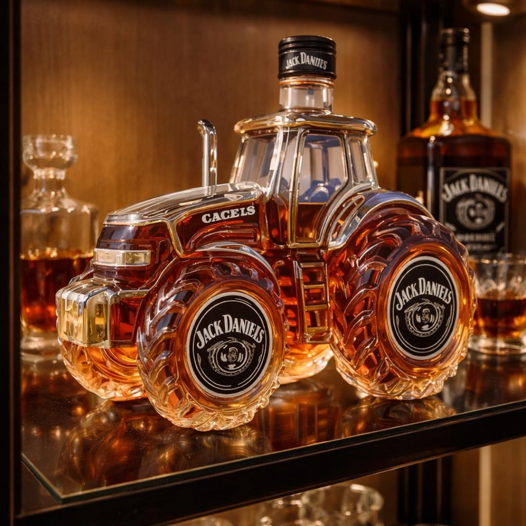Butelka whisky - Edycja specjalna Traktor