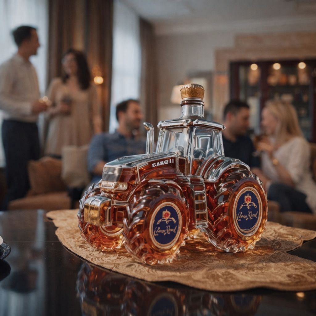 Butelka whisky - Edycja specjalna Traktor