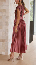 Isla | Elegancka plisowana sukienka