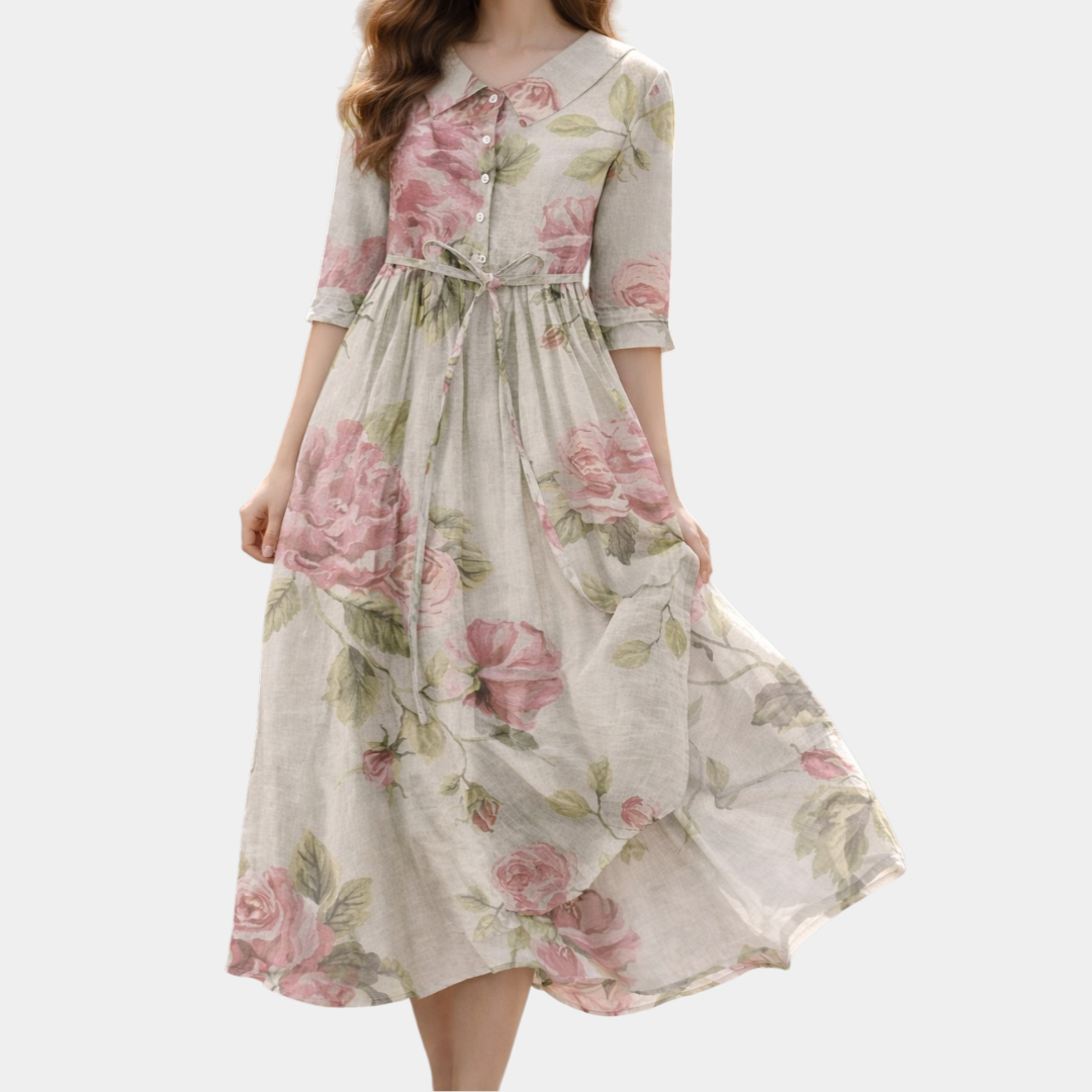 Helena | Vintage sukienka w kwiaty