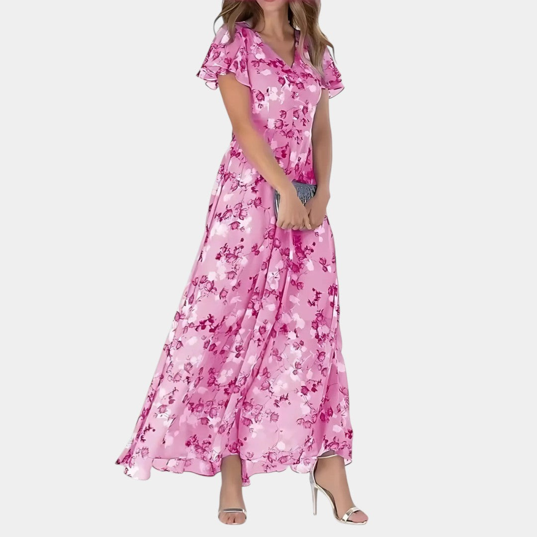 Camélia | Glamourystyczna Sukienka Modelująca Brzuch