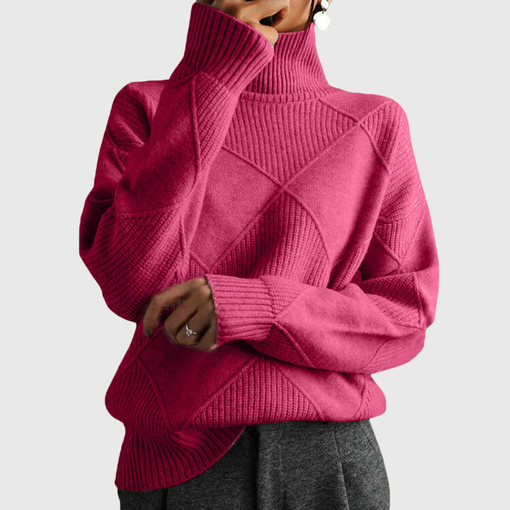 Lauren | Sweter z wysokim kołnierzem