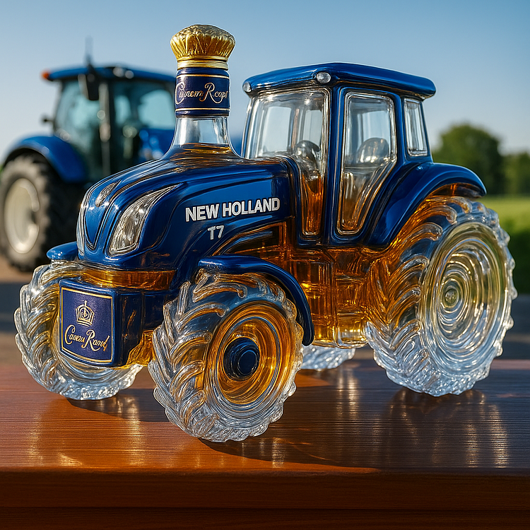 Nowa Hollandia T7™ butelka whisky | Klasyczny kształt ciągnika