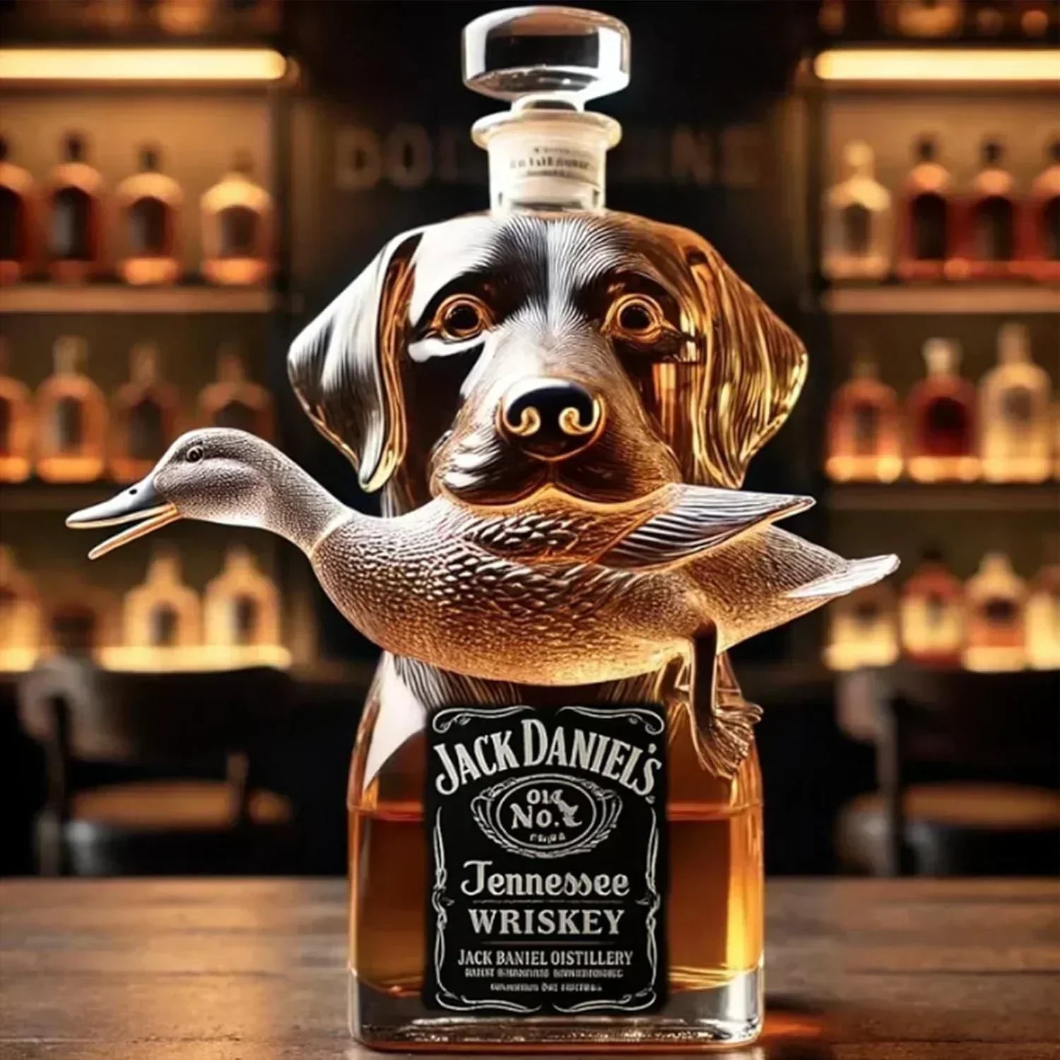Butelka whisky - Edycja Dziki Kaczor