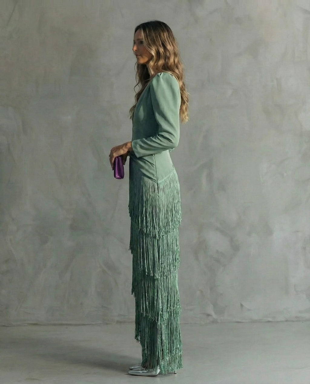 Chiara | Elegancka Sukienka z Frędzlami