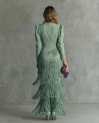 Chiara | Elegancka Sukienka z Frędzlami
