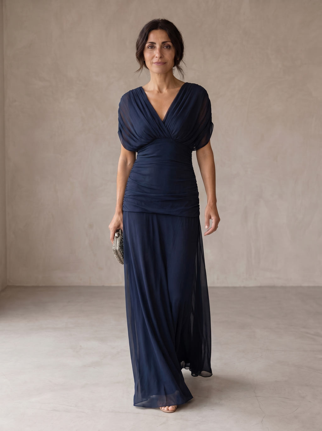 Avery | Elegancka Niebieska Sukienka