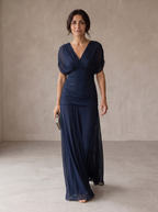 Avery | Elegancka Niebieska Sukienka