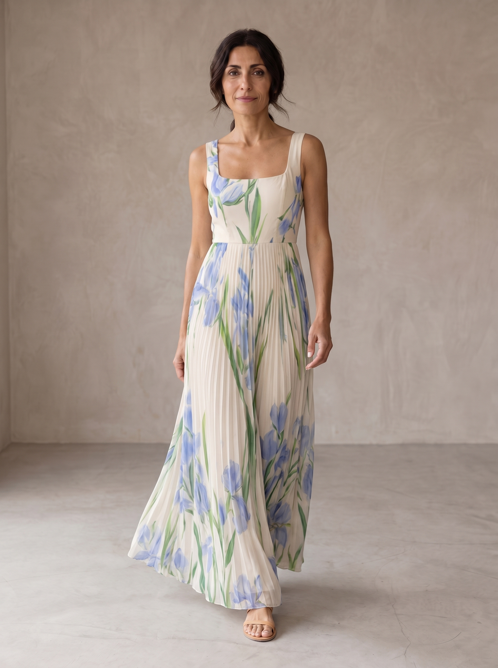 Oriah | Sukienka Maxi A-Line Kwiatowa