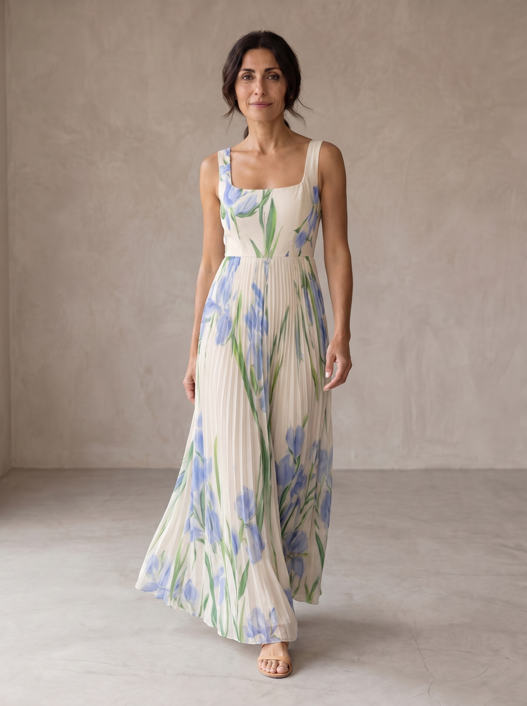 Oriah | Sukienka Maxi A-Line Kwiatowa