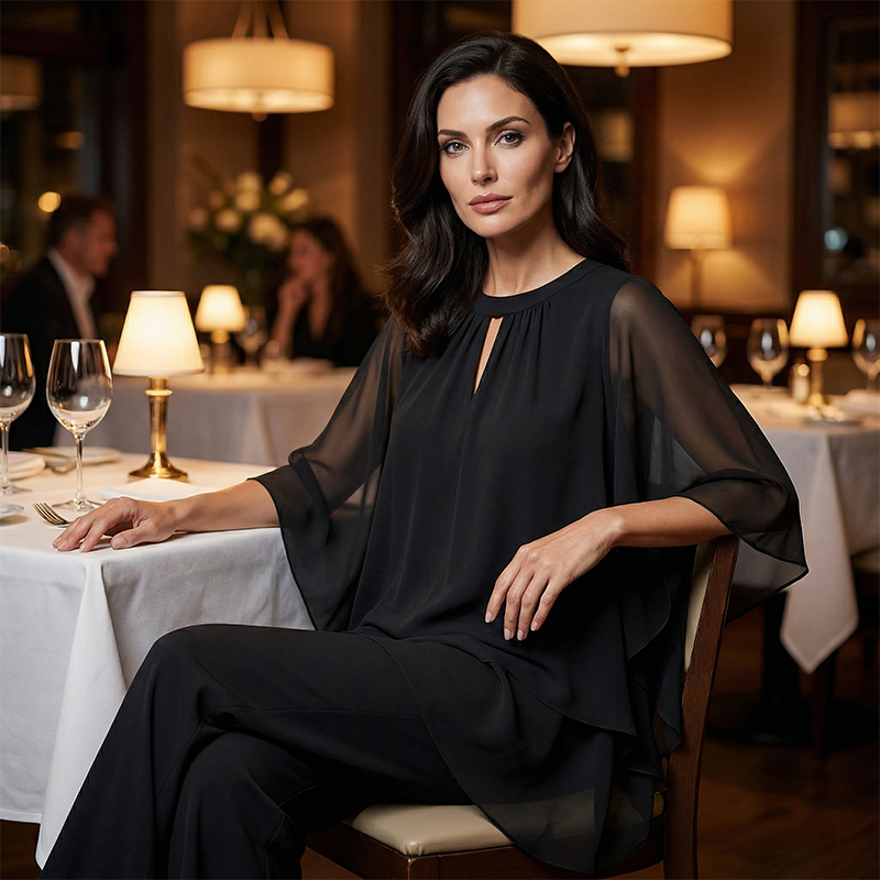 Samira™ – Elegancki komplet dwuczęściowy