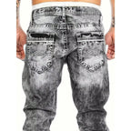 Alden™ | Minimalistyczne elastyczne jeansy męskie w stylu emo na lato