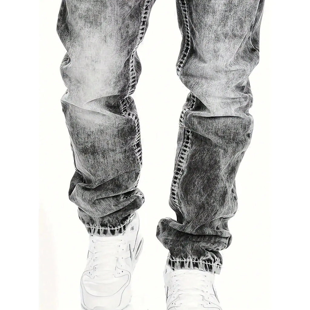 Alden™ | Minimalistyczne elastyczne jeansy męskie w stylu emo na lato