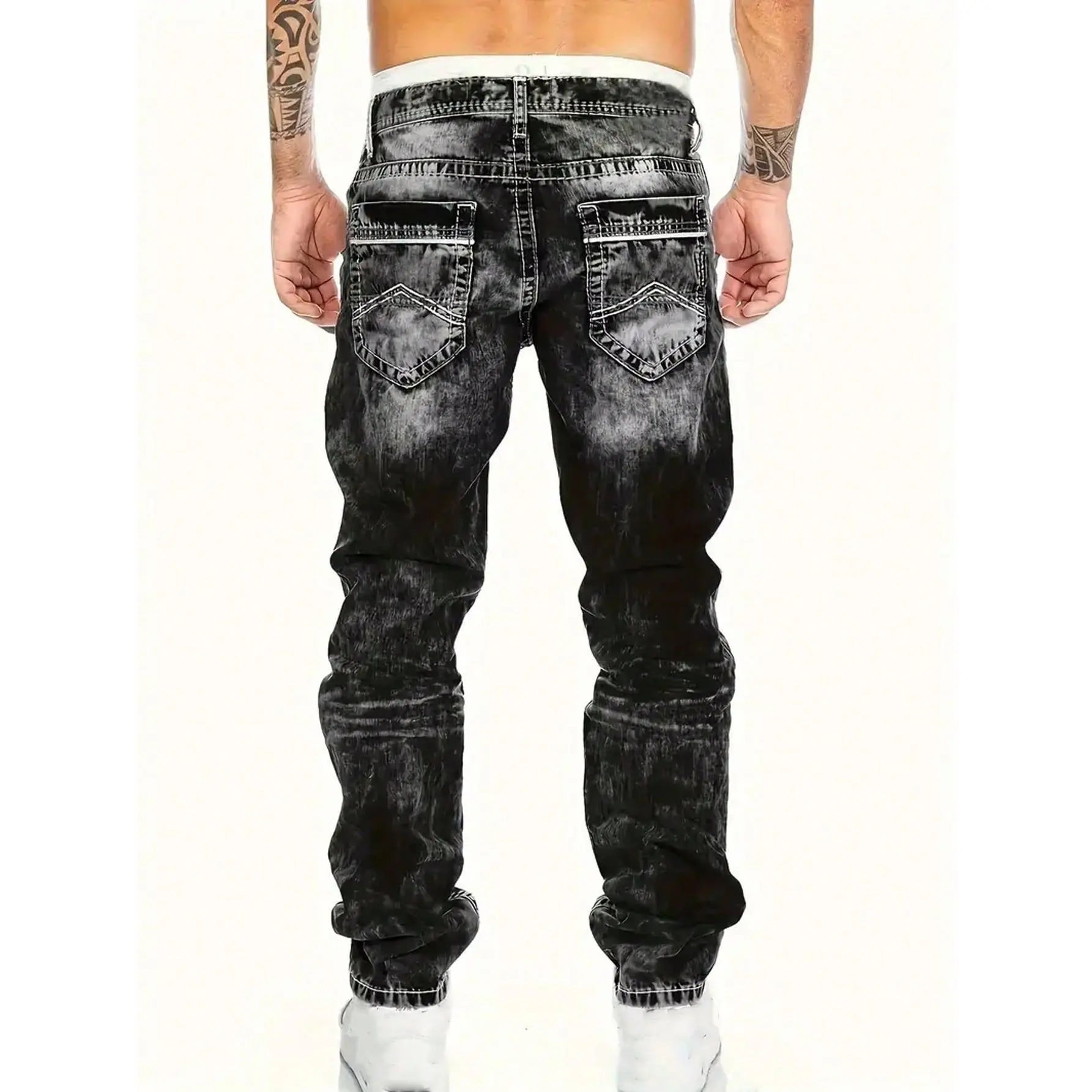 Alden™ | Minimalistyczne elastyczne jeansy męskie w stylu emo na lato